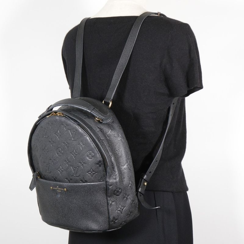 Louis Vuitton Sorbonne Monogram Empreinte Black Ca2128 Backpack — view 8