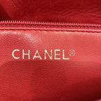 Chanel Quilted Red Lambskin Chain Shoulder — view 4