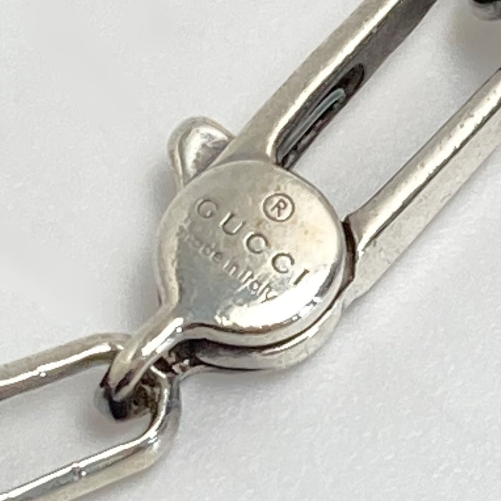 Gucci Interlocking G Necklace Silver AG 925 — view 6
