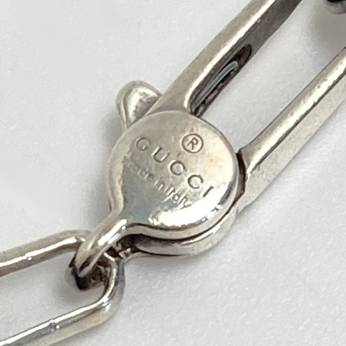 Gucci Interlocking G Necklace Silver AG 925 — view 6