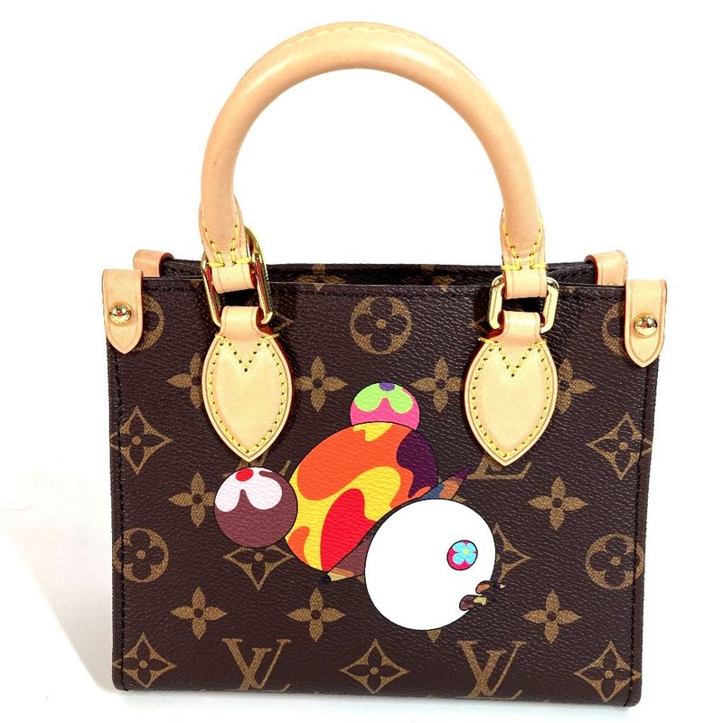 Louis Vuitton Handbag On The Go BB Monogram Canvas Brown — view 2