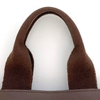 Hermes Handbag Valparaiso PM Brown Canvas — view 8