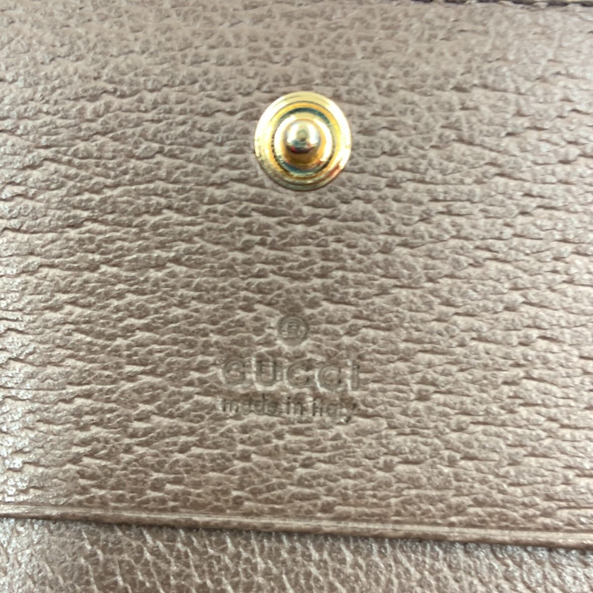 Gucci Ophidia GG Supreme Bifold Wallet 8745 Beige Brown — view 6