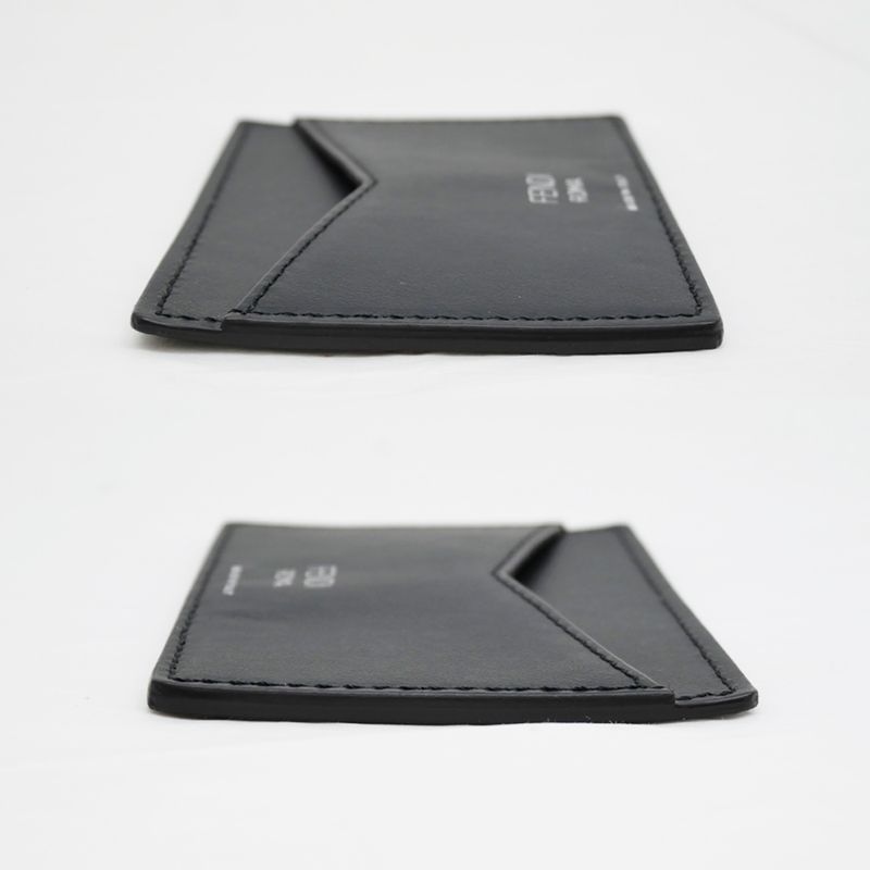Fendi Card Case Business Holder Zucca Black 7 Ar911 Accessories — view 5