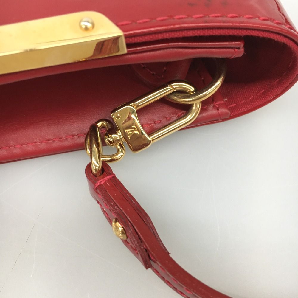 Louis Vuitton Wallet Clutch Red Vernis Ross More MM — view 6