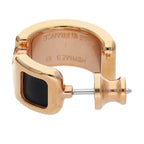 Hermes Olympe PM Box Calf Hoop Earrings — view 4