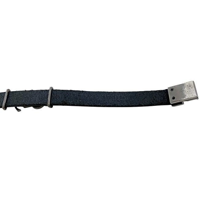 Saint Laurent Bracelet Black Cassandra Leather — view 9