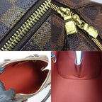 Louis Vuitton Handbag Rivera MM Damier Ebene Brown Gold Hardware — view 7