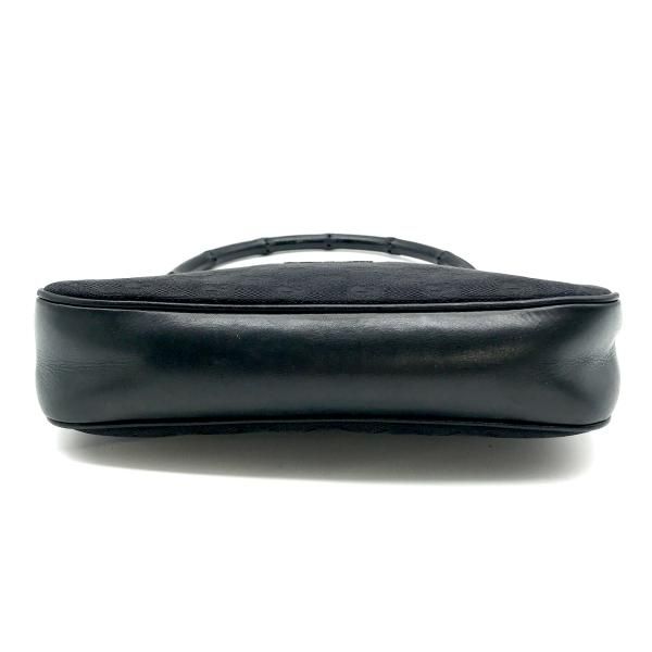 Gucci Bamboo GG Canvas Hand Bag Black — view 5