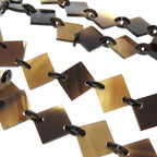 Hermes DIVA Long Necklace Buffalo Horn Lacquered Wood Multicolor 0812 — view 7