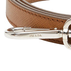 Prada Brown Silver Leather — view 5
