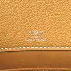 Hermes Sac A Depeches 21 Togo Leather Shoulder Bag Natural Sable — view 9