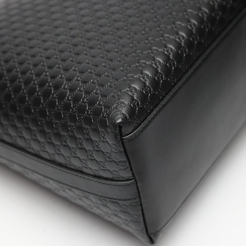 Gucci Guccissima One Shoulder Bag Micro Black — view 8