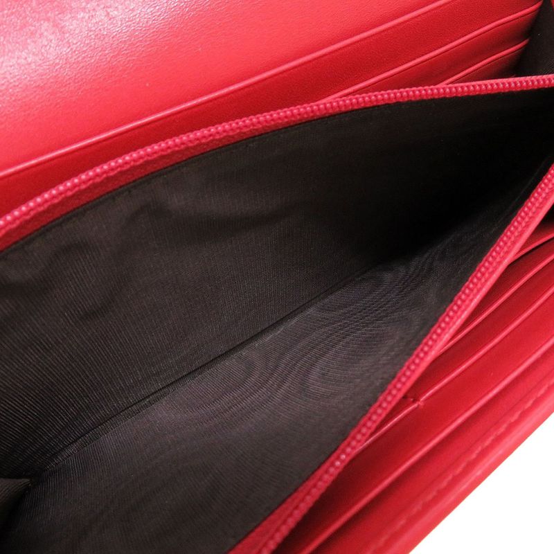 Gucci GG Embossed Leather Red Bifold Wallet 0076 — view 4