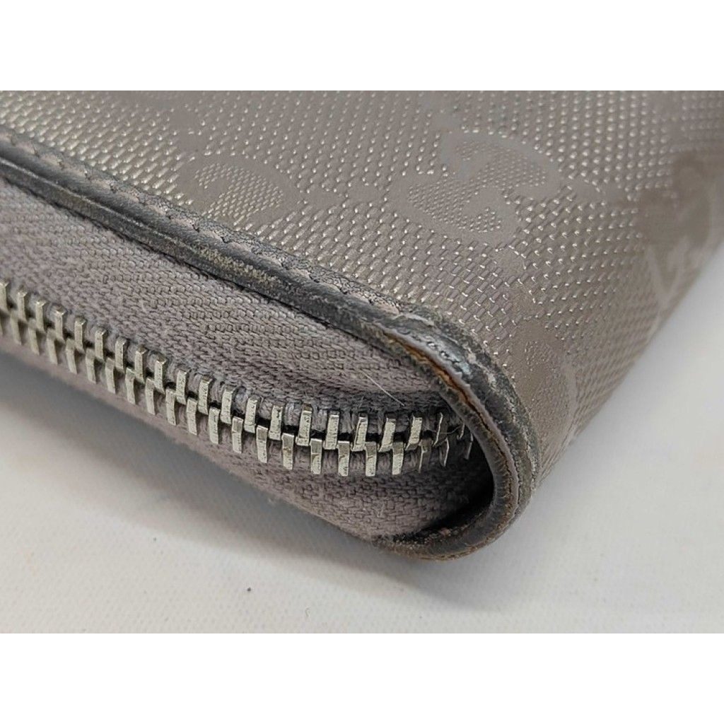 Gucci Wallet GG Supreme Gold Leather Zip Around — view 3