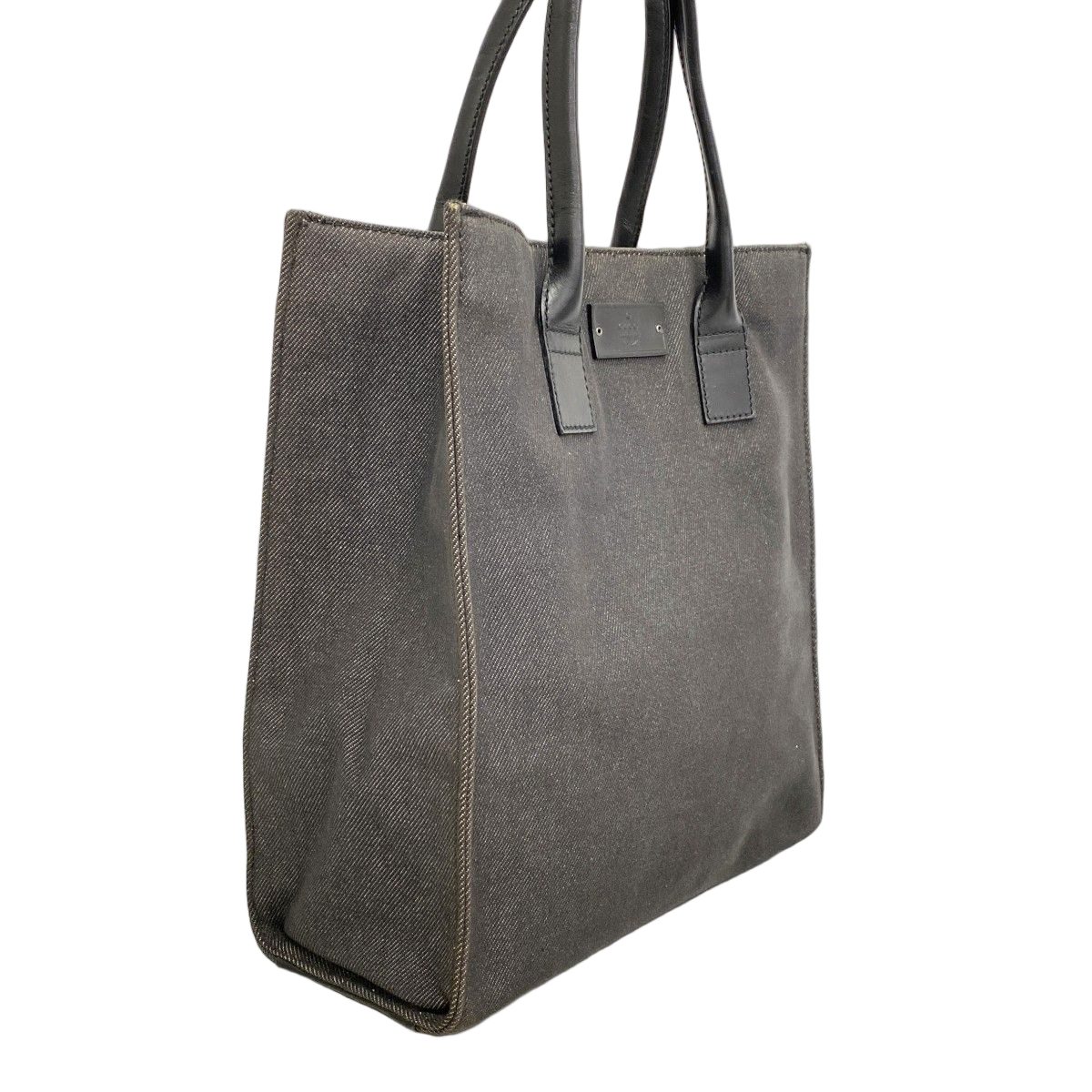 Gucci Tote Denim Black Silver — view 2