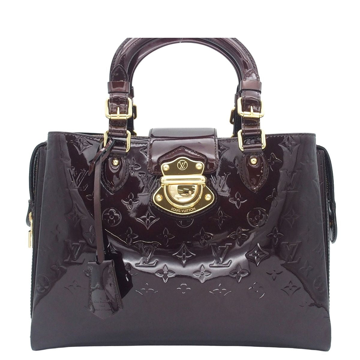 Louis Vuitton Melrose Avenue Amarante Monogram Vernis Handbag