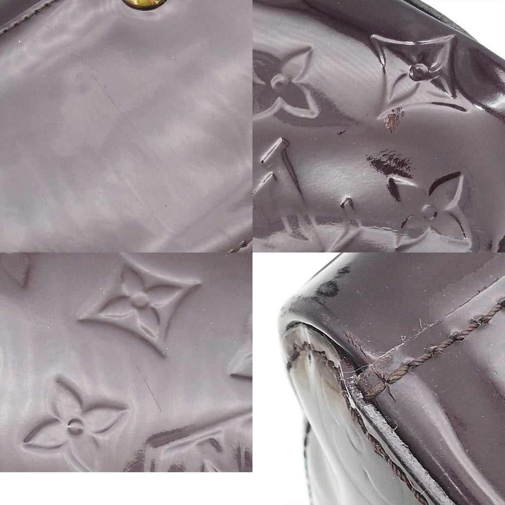 Louis Vuitton Melrose Avenue Amarante Monogram Vernis Handbag — view 7