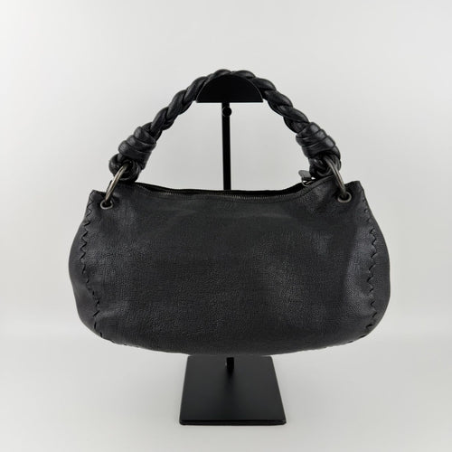 Bottega Veneta Handbag Black Leather Vintage — view 2