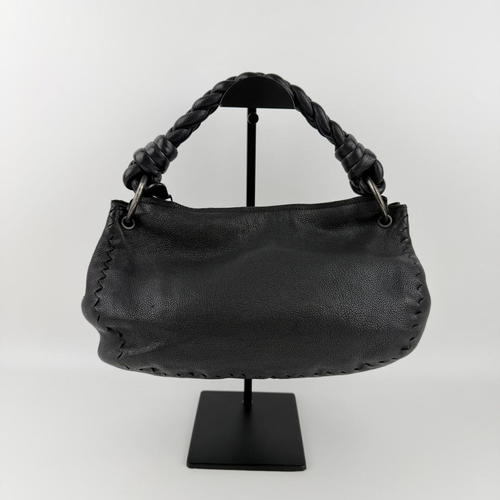 Bottega Veneta Handbag Black Leather Vintage — view 3