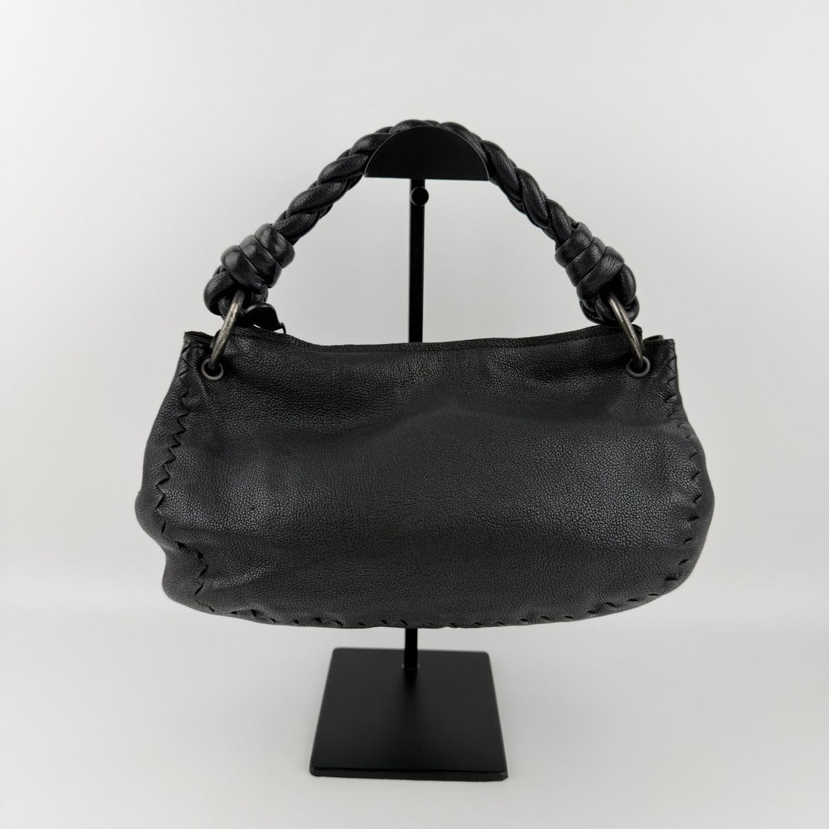 Bottega Veneta Handbag Black Leather Vintage — view 3