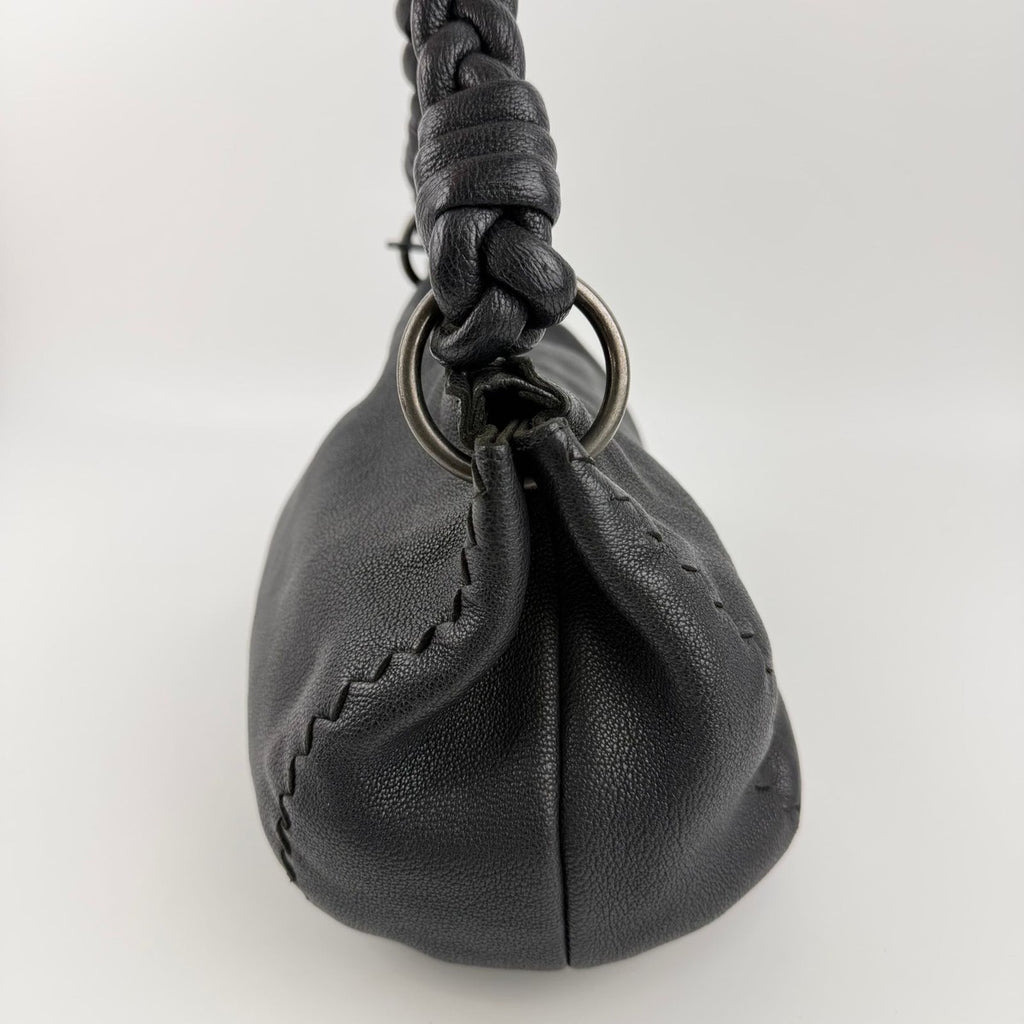 Bottega Veneta Handbag Black Leather Vintage — view 4