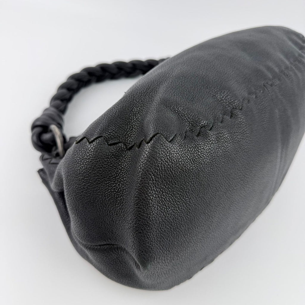 Bottega Veneta Handbag Black Leather Vintage — view 7