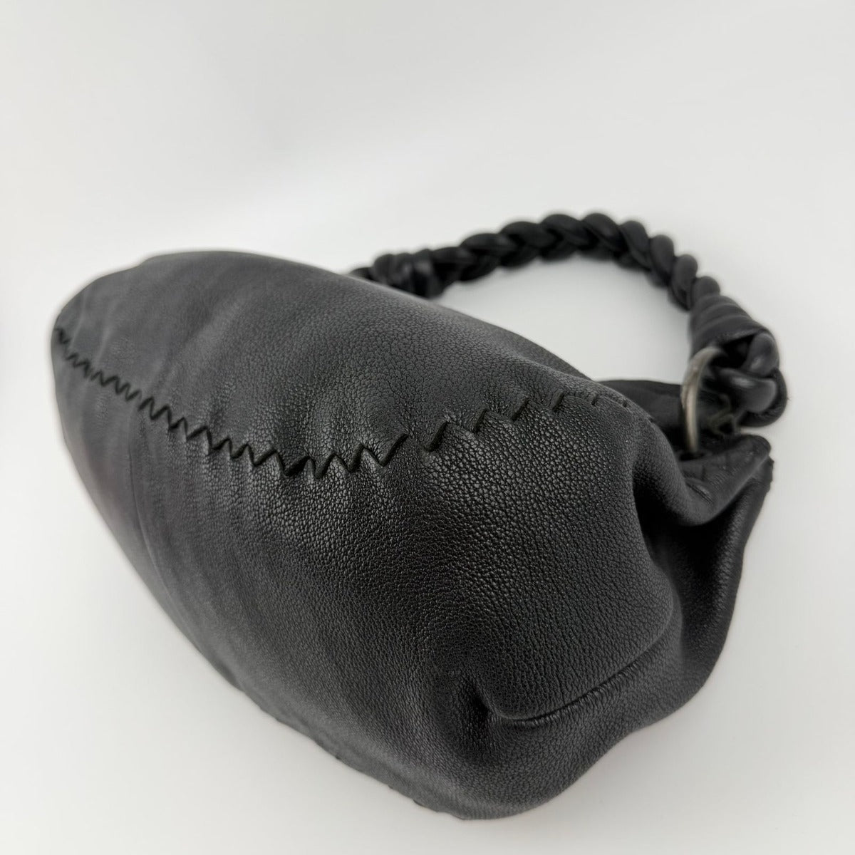 Bottega Veneta Handbag Black Leather Vintage — view 8