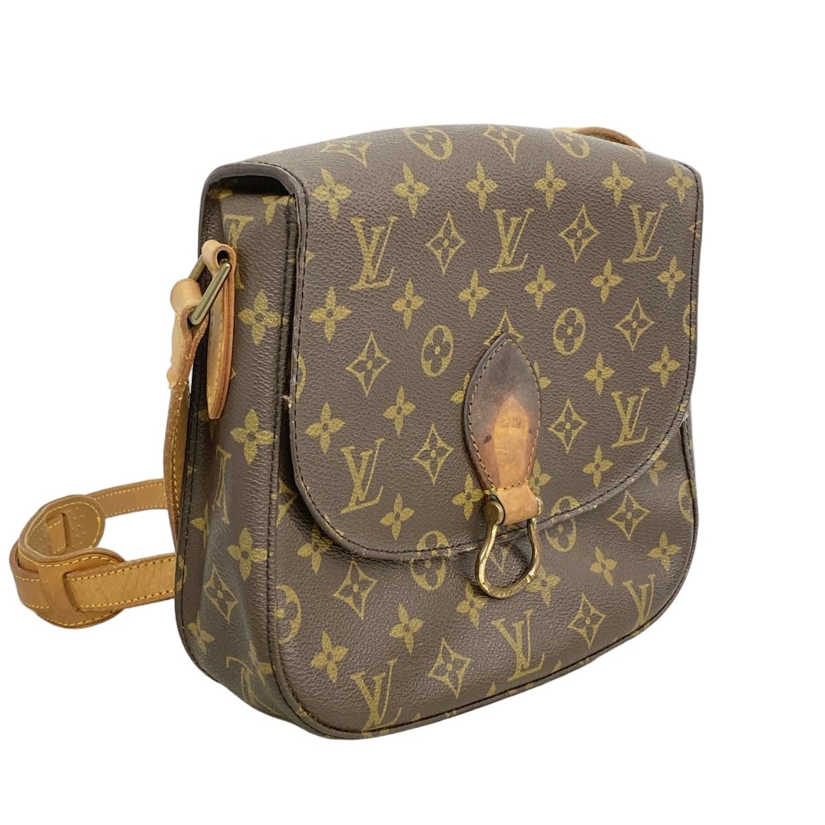 Louis Vuitton Shoulder Bag Monogram Saint Cloud GM Brown — view 2