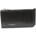 Saint Laurent Paris Coin Case Fragment Calf Black