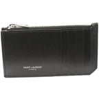 Saint Laurent Paris Coin Case Fragment Calf Black