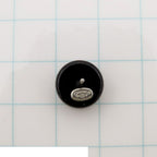 Chanel Earrings Black Acrylic CC Logo Mirror — view 7