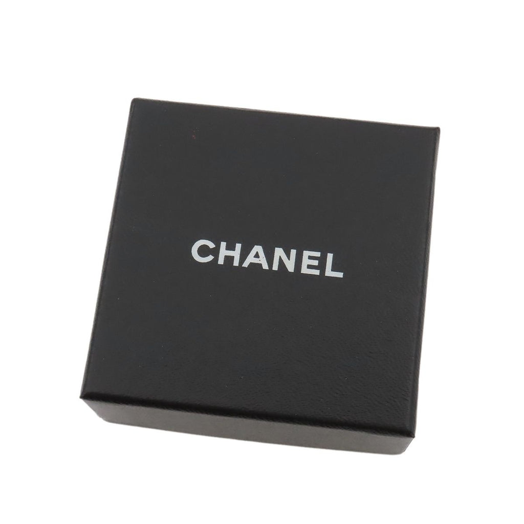Chanel Earrings Black Acrylic CC Logo Mirror — view 8