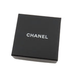 Chanel Earrings Black Acrylic CC Logo Mirror — view 8