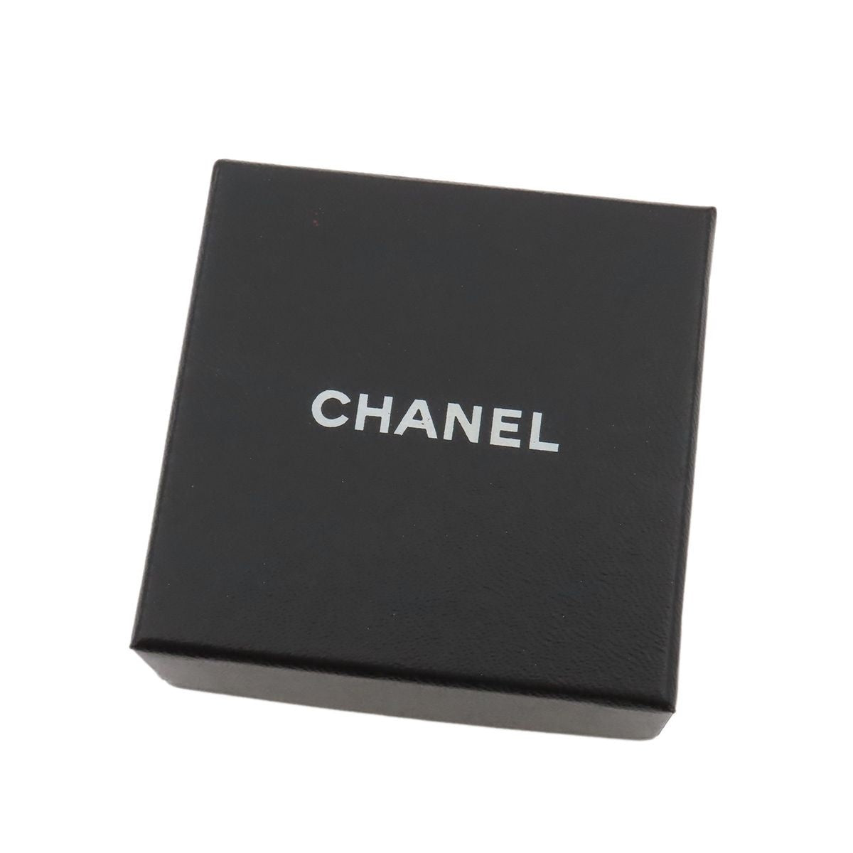 Chanel Earrings Black Acrylic CC Logo Mirror — view 8