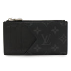 Louis Vuitton Taigarama Monogram Eclipse Coin Card Holder Case Purse — view 2