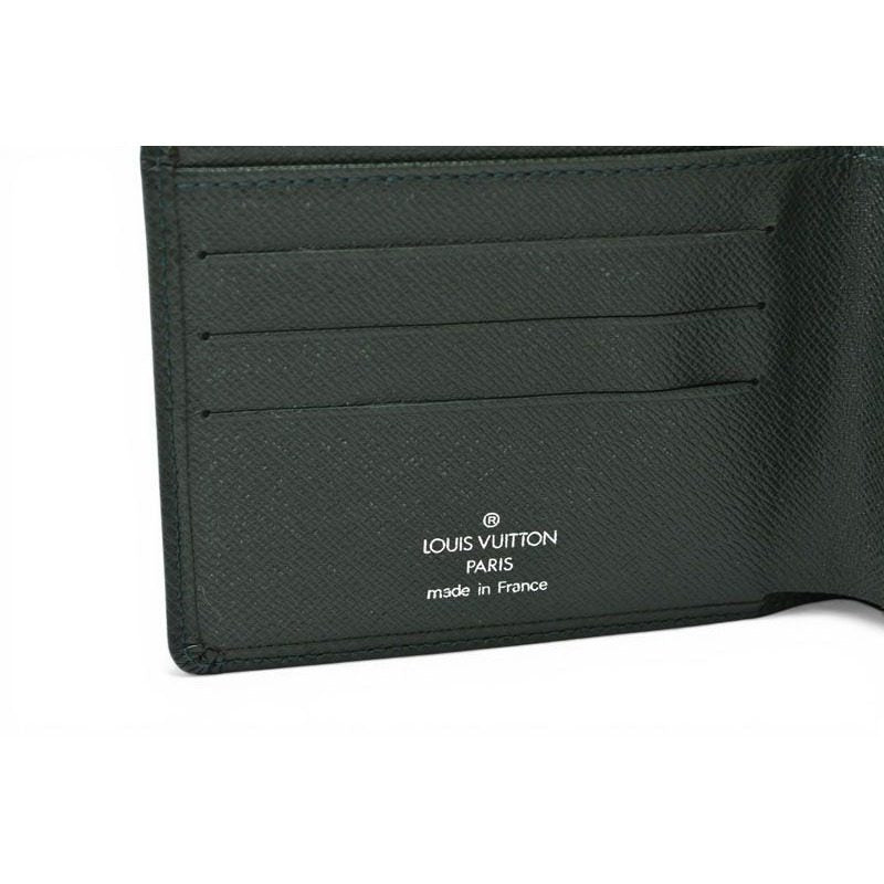 Louis Vuitton Wallet Billfold Fold Card Holder Cles Taiga Epi Sear — view 8