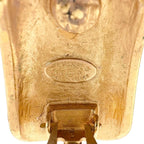 Chanel Earrings Gold CC Logo — view 6