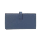 Hermes Bearn Souffle Verso Wallet Blue De Prusse — view 2