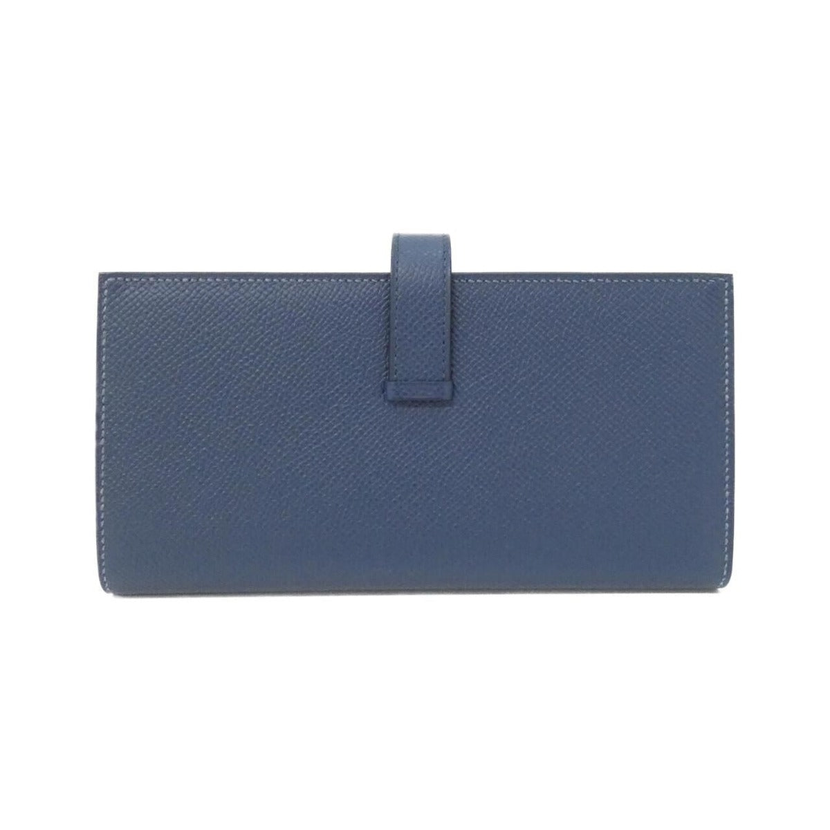 Hermes Bearn Souffle Verso Wallet Blue De Prusse — view 2