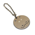 Hermes Key Holder Bag Charm Animal Cabas Grayish