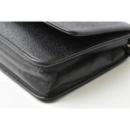 Chanel Chain Wallet Shoulder Bag Long Clutch Caviar Leather CC Mark — view 6