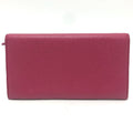 Bvlgari Wallet Logo Clip Leather Red