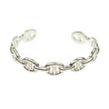 Hermes Chaine D'ancre Bangle Enchainee ST Silver