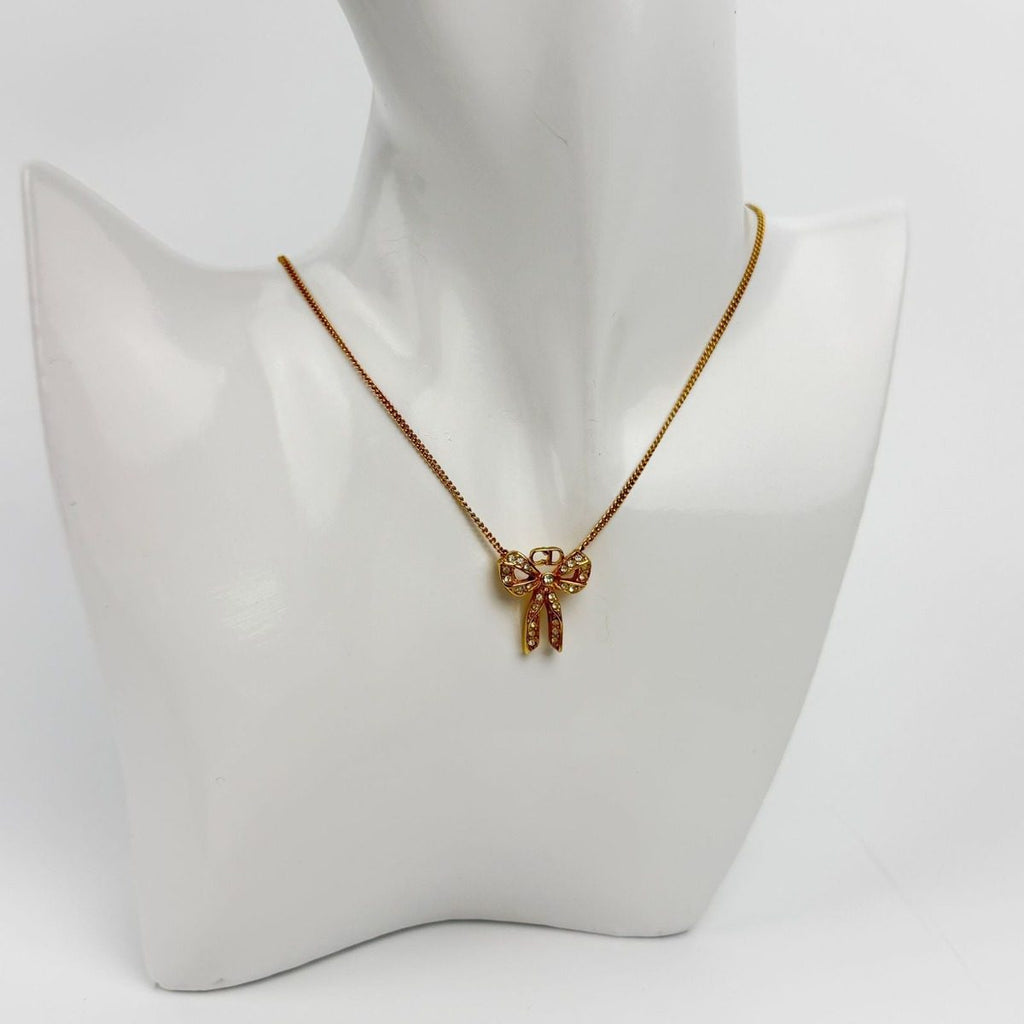 Dior Necklace Gold Vintage — view 3