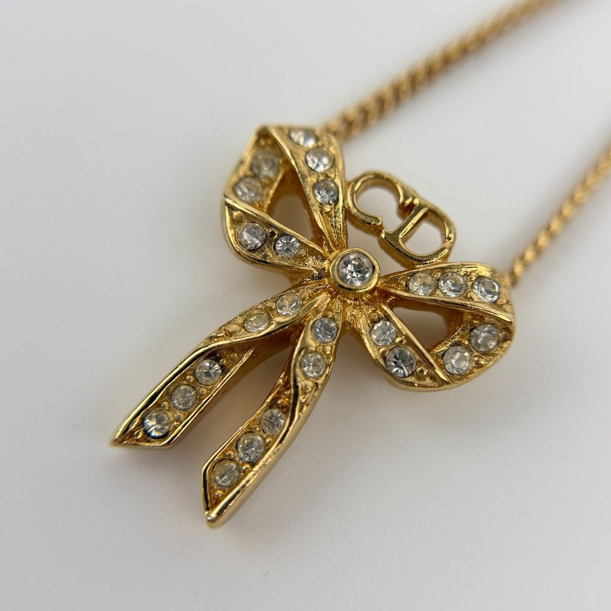 Dior Necklace Gold Vintage