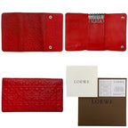 Loewe 6 Ribbon Key Case Red Repeat Anagram 160.17.010 — view 4