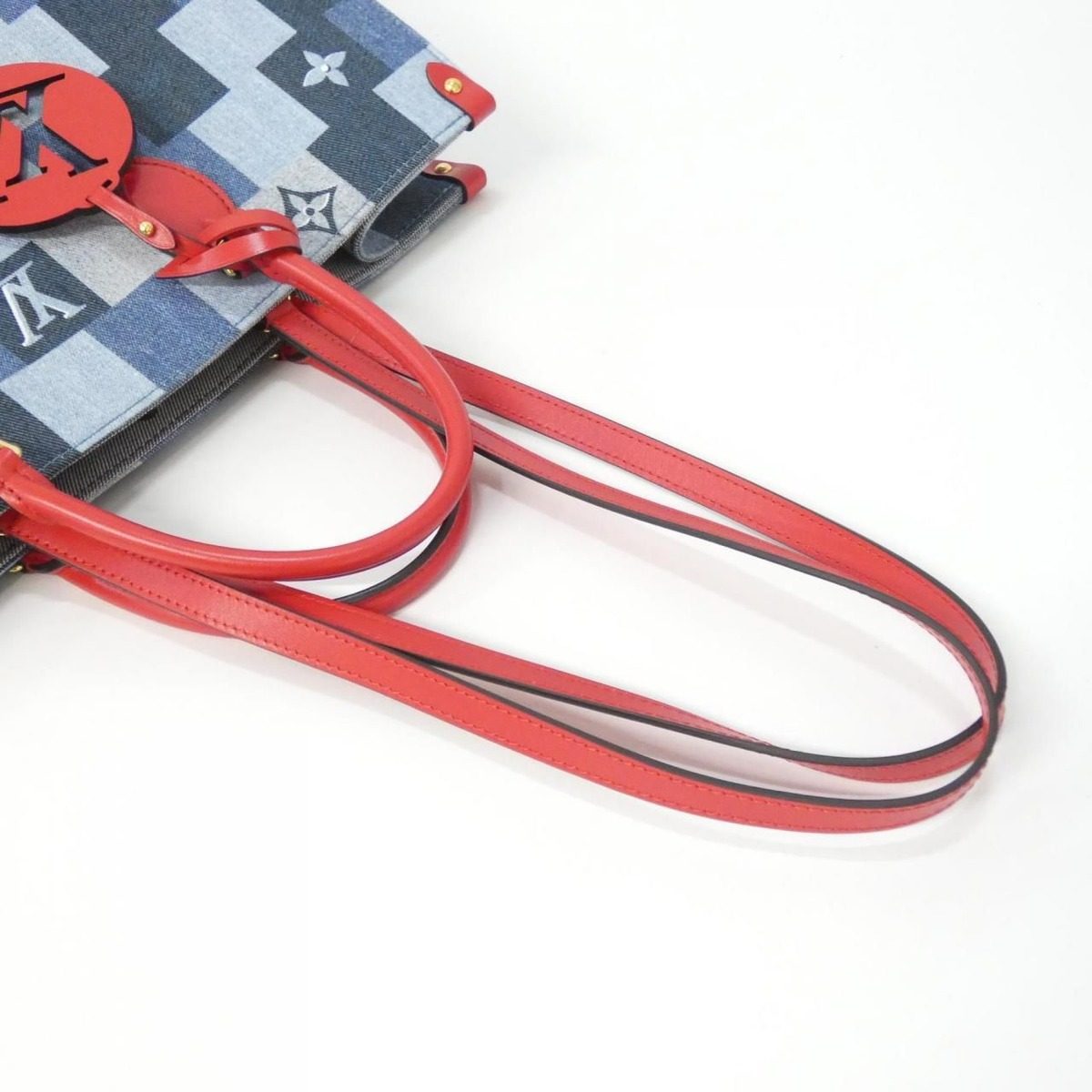 Louis Vuitton Denim Monogram On The Go GM Bag — view 3