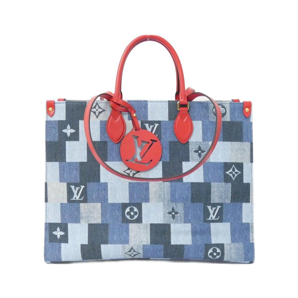 Louis Vuitton Denim Monogram On The Go GM Bag