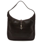 Hermes Trim 35 Shoulder Bag Buffalo Amazonia Dark Brown